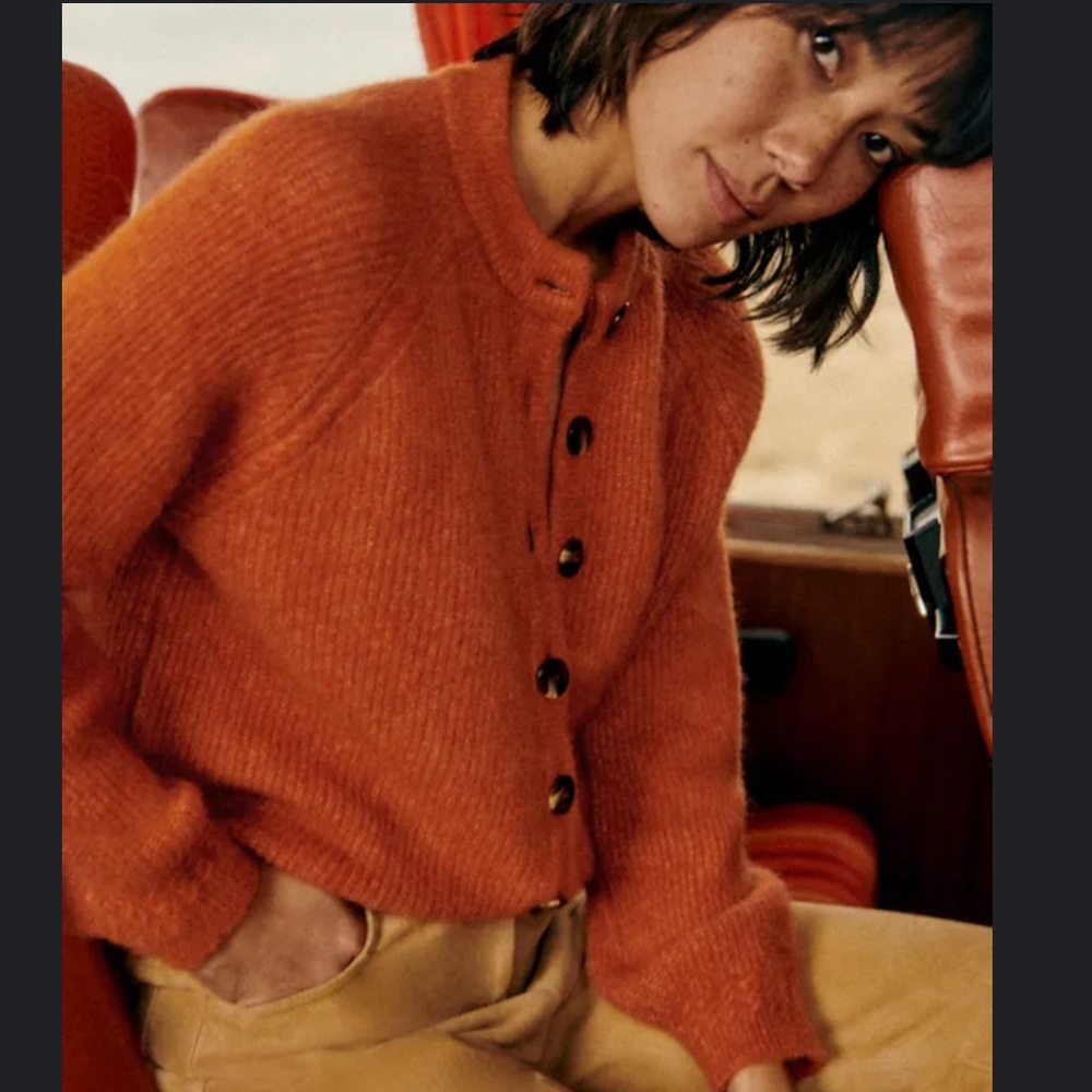 Sézane OTHELLO Cardigan - NWOT (Like New) -XXS (will also for an XS)